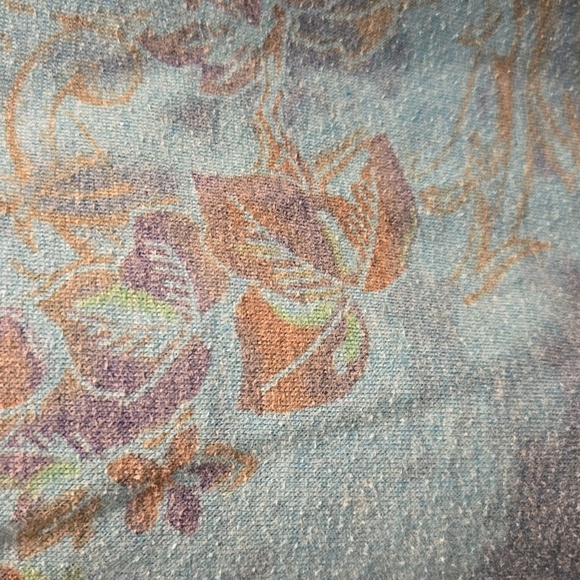 Self Esteem Blue Floral Graphic Hoodie - Picture 4 of 8